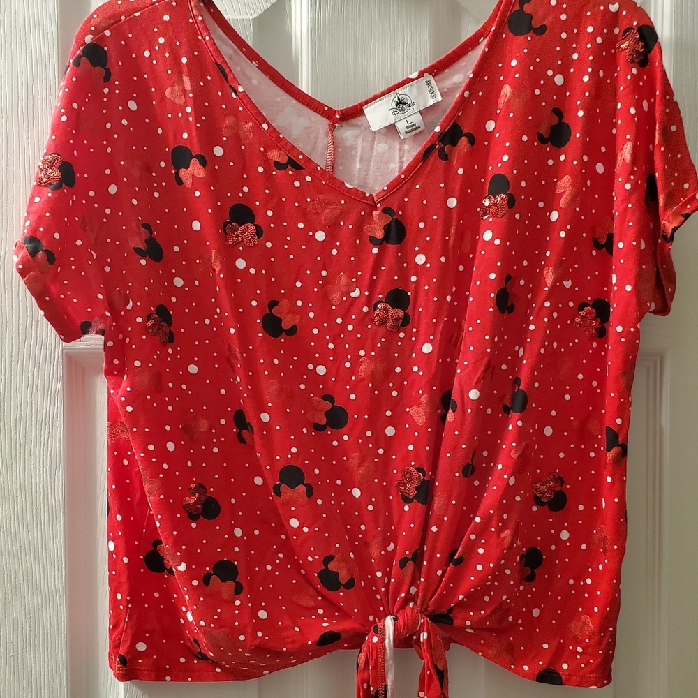 Disney Minnie Mouse top size L